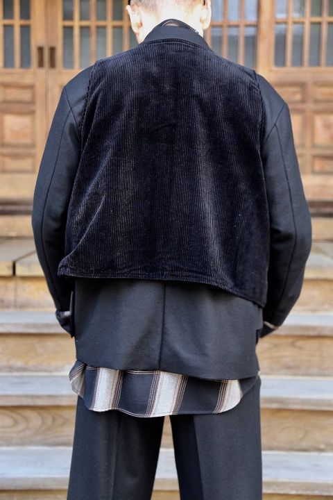 YOKE LOOSE DOUBLE-BREASTED JACKET & TROUSESスタイル.2019.9.10.