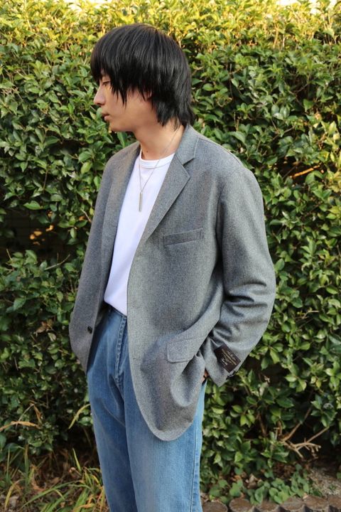 Graphpaper×FUTUR Canonico Jacket"GRAY"スタイル.2019.9.14.