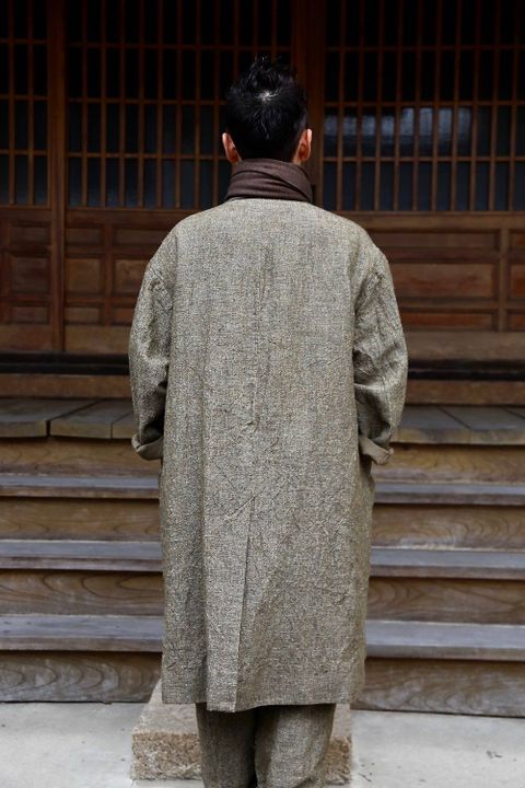 Graphpaper Tweed Kibata Coat"LEAF"スタイル2019.9.29.