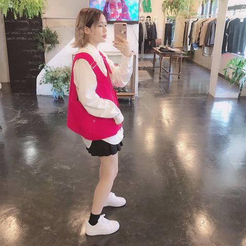 WELLDER Utillity Vest"Red"スタイル.2019.9.10.