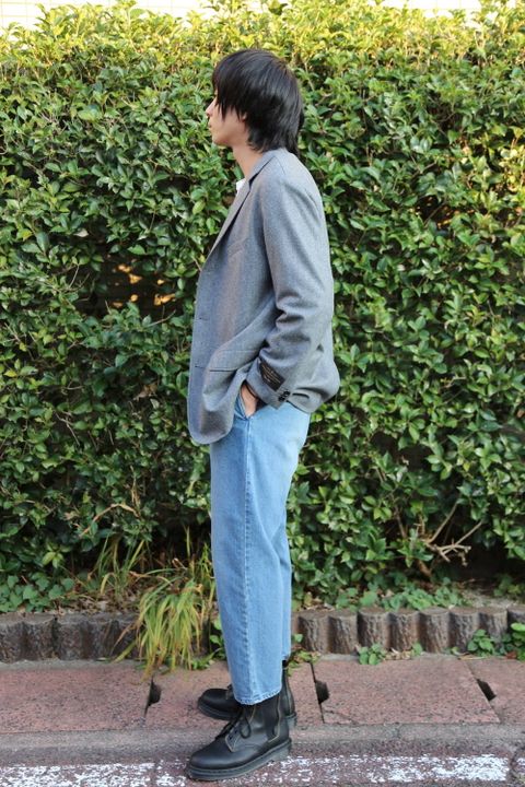 Graphpaper×FUTUR Canonico Jacket"GRAY"スタイル.2019.9.14.