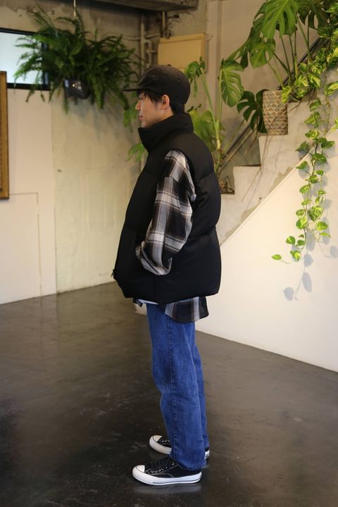 Graphpaper ”Zanter” for Graphpaper Down Vest"BLACK"Style.2019.9.2.