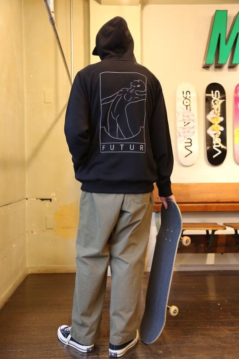 LOOPWHEELER FOR FUTUR×Graphpaper SWEAT PARKAスタイル2019.9.23.