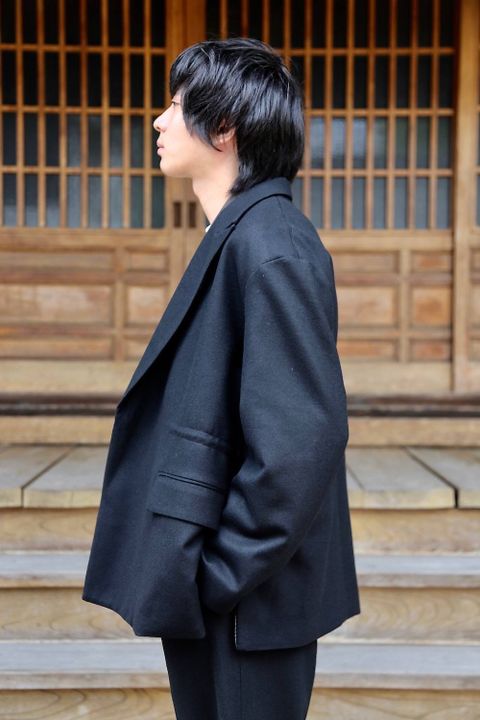 YOKE LOOSE DOUBLE-BREASTED セットアップスタイル.2019.9.8.