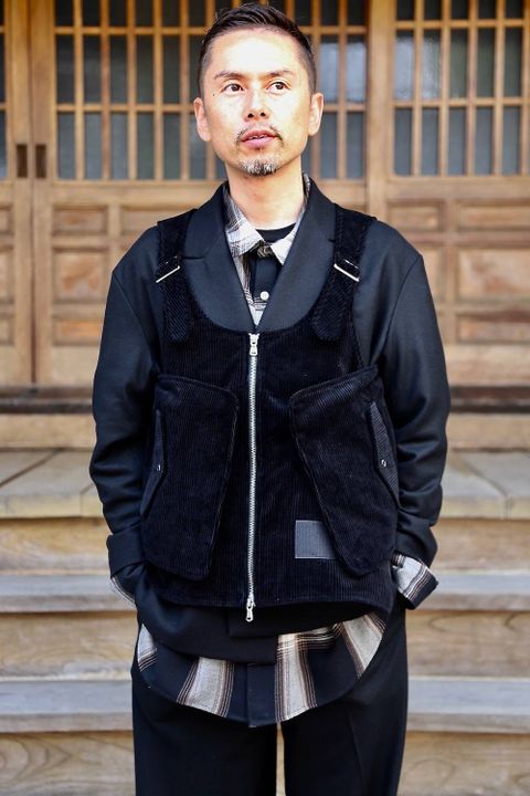 YOKE LOOSE DOUBLE-BREASTED JACKET & TROUSESスタイル.2019.9.10.