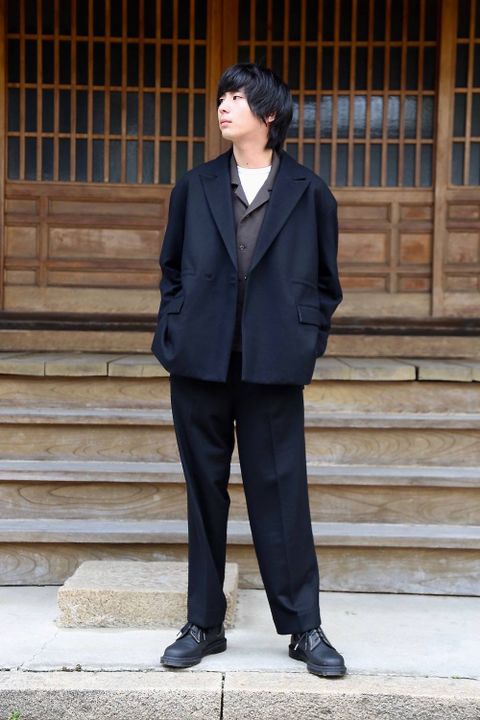 YOKE LOOSE DOUBLE-BREASTED セットアップスタイル.2019.9.8.