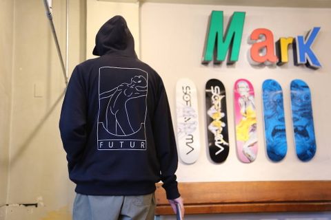 LOOPWHEELER FOR FUTUR×Graphpaper SWEAT PARKAスタイル2019.9.23.