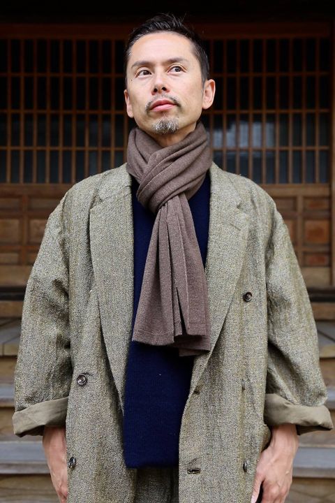 Graphpaper Tweed Kibata Coat"LEAF"スタイル2019.9.29.
