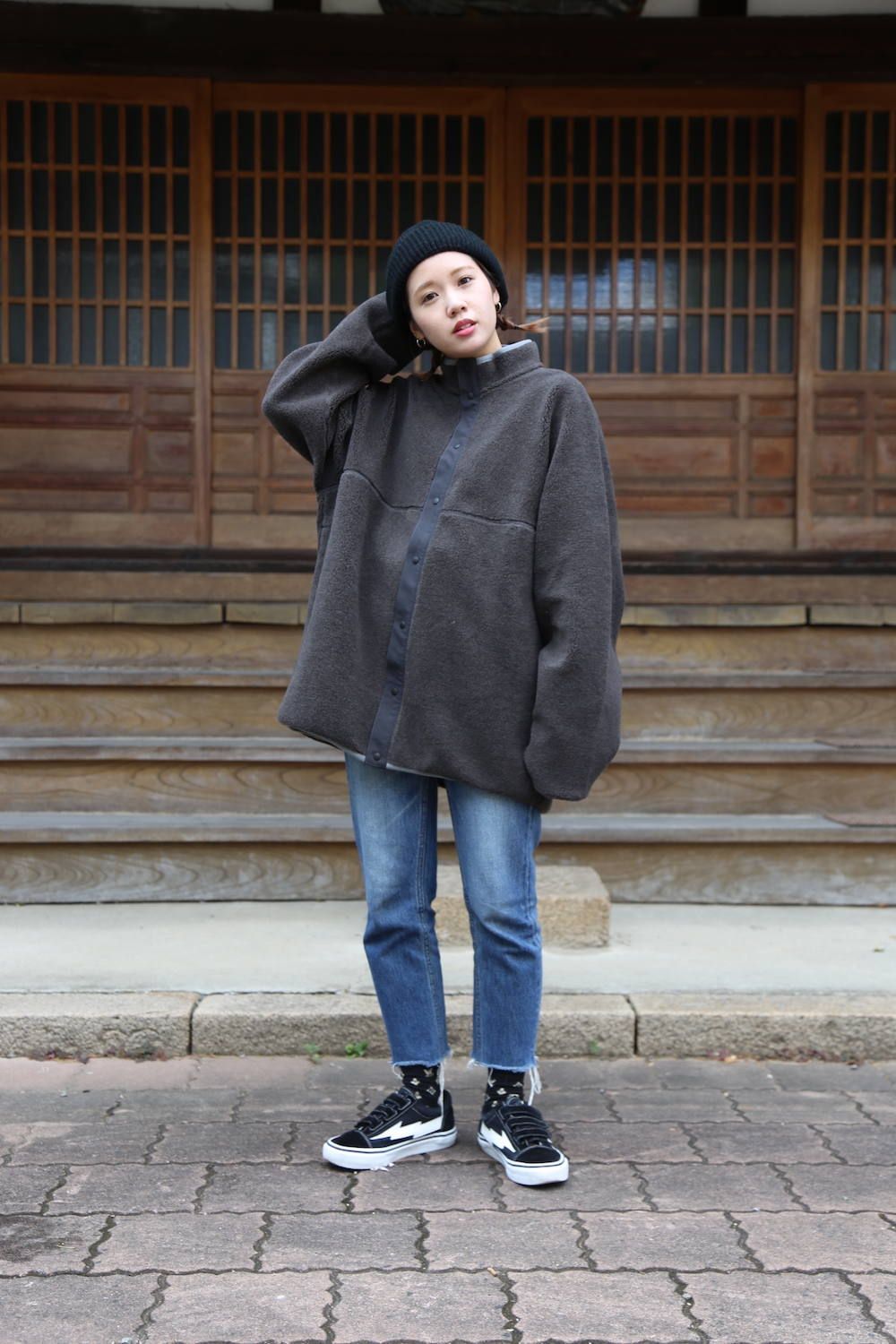 ご予約品】 Wool Boa Hineck Full Open Blouson kids-nurie.com