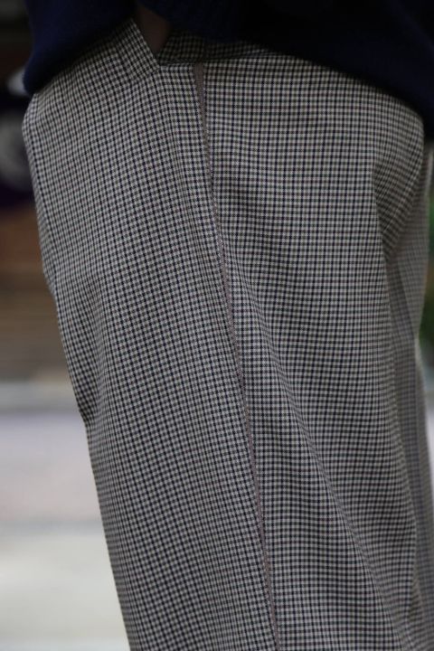 YOKE DETACHABLE FOLD UP SHARE KNIT"NAVY"スタイル2019.9.23.