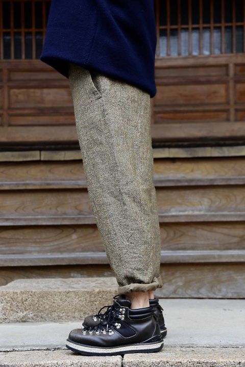 Graphpaper Tweed Kibata Coat"LEAF"スタイル2019.9.29.