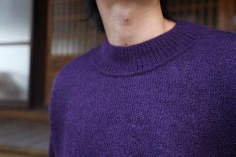 WELLDER Airy Loose Knit"PUPLE&Camel Line"Style.2019.9.18.