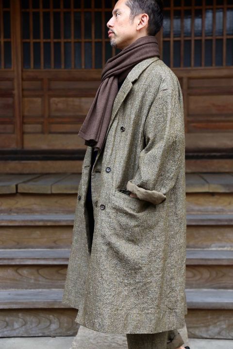 Graphpaper Tweed Kibata Coat"LEAF"スタイル2019.9.29.