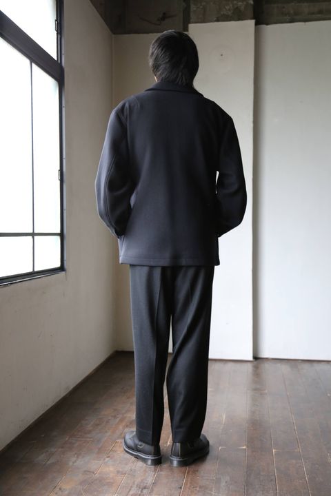WELLDER Boxy Car Coat"BLACK" style.2019.9.22