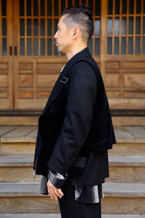YOKE LOOSE DOUBLE-BREASTED JACKET & TROUSESスタイル.2019.9.10.