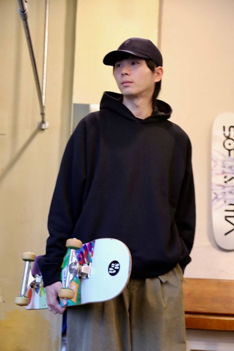 LOOPWHEELER FOR FUTUR×Graphpaper SWEAT PARKAスタイル2019.9.23.