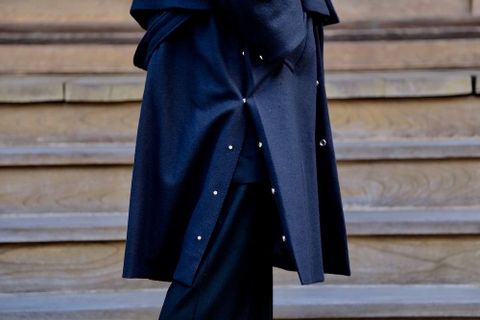 YOKE 3WAY BAL COLLAR SHARE COAT"DARK NAVY"スタイル.2019.9.8.