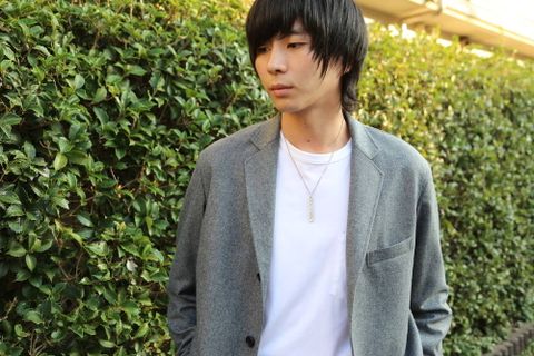Graphpaper×FUTUR Canonico Jacket"GRAY"スタイル.2019.9.14.