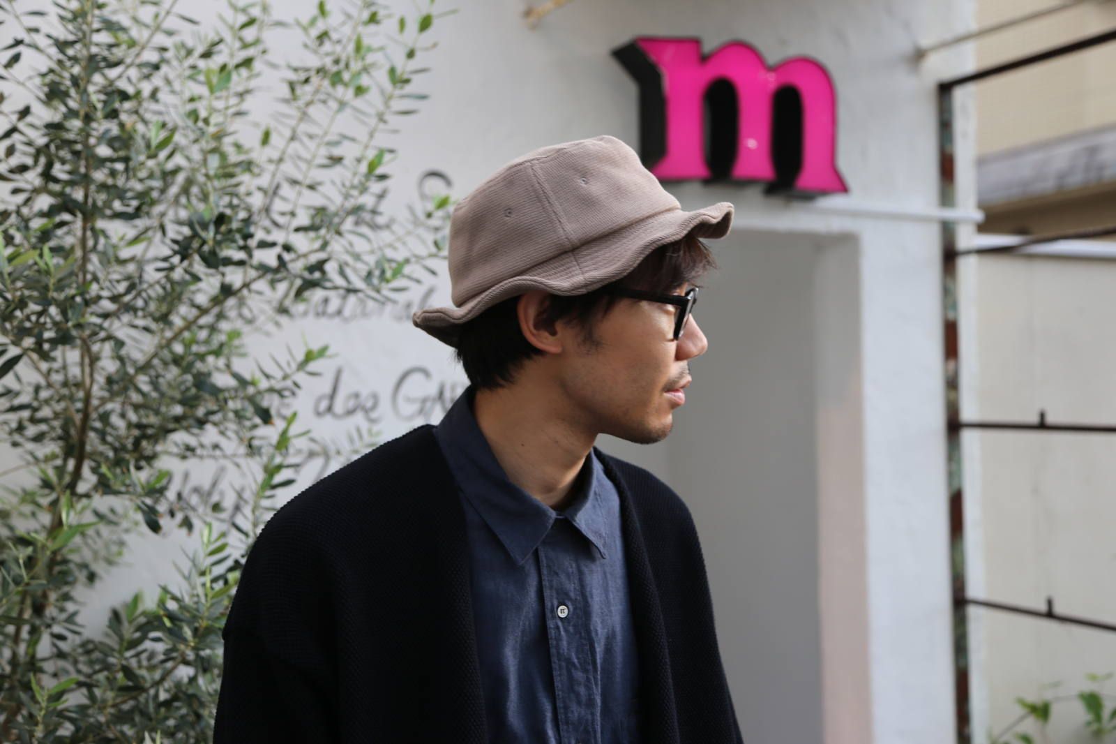 crepuscule(クレプスキュール)moss stitch V/N cardigan