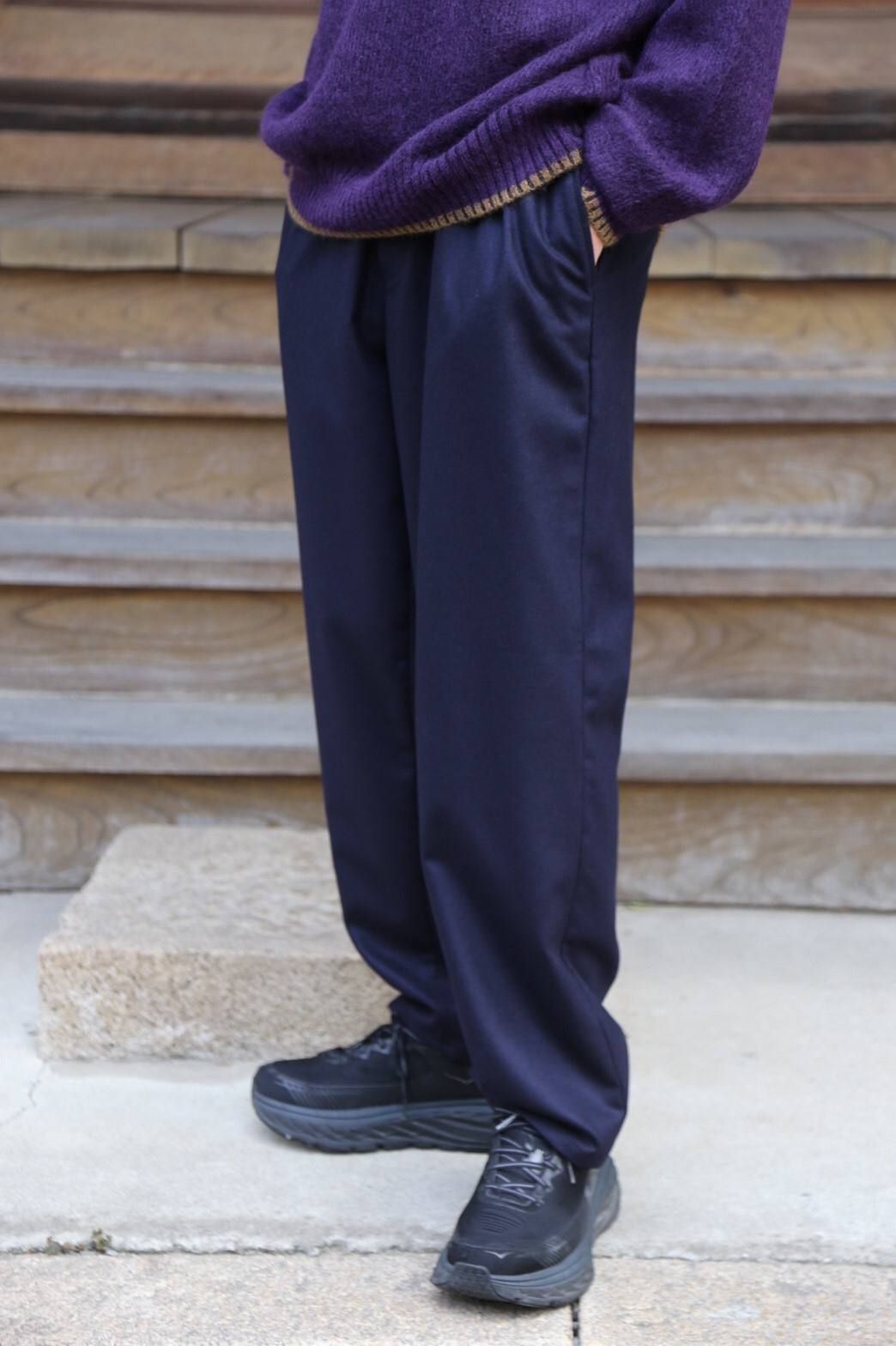 WELLDER Airy Loose Knit"PUPLE&Camel Line"Style.2019.9.18.