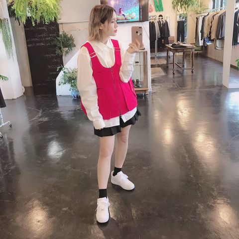 WELLDER Utillity Vest"Red"スタイル.2019.9.10.