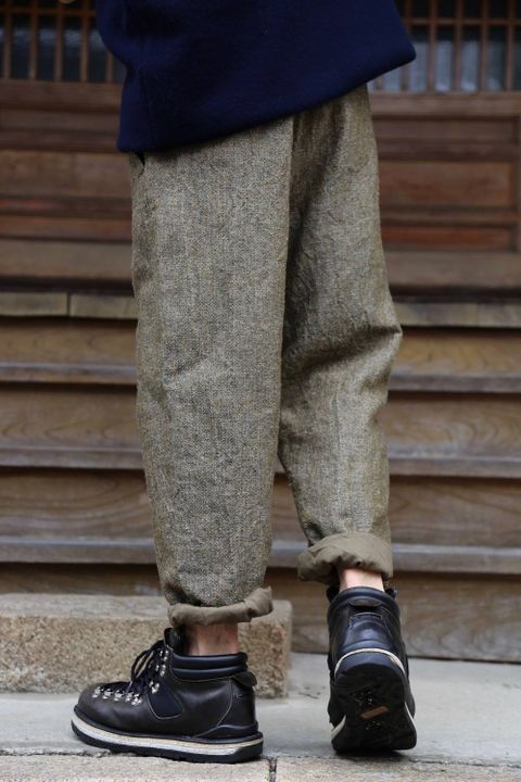 Graphpaper Tweed Kibata Coat"LEAF"スタイル2019.9.29.