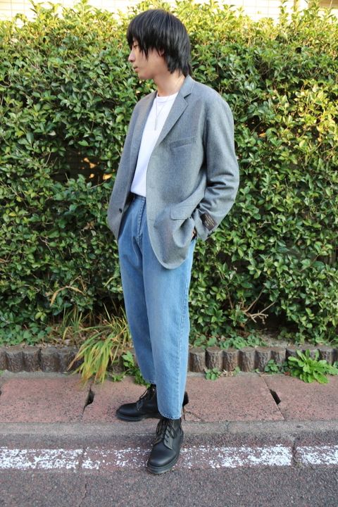 Graphpaper×FUTUR Canonico Jacket"GRAY"スタイル.2019.9.14.