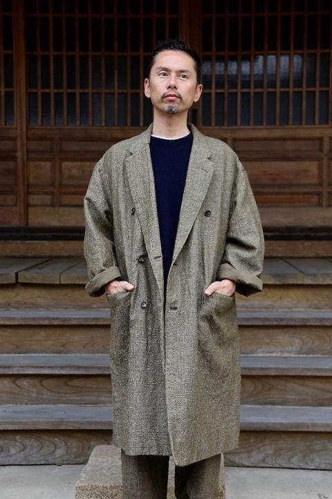 Graphpaper Tweed Kibata Coat"LEAF"スタイル2019.9.29.