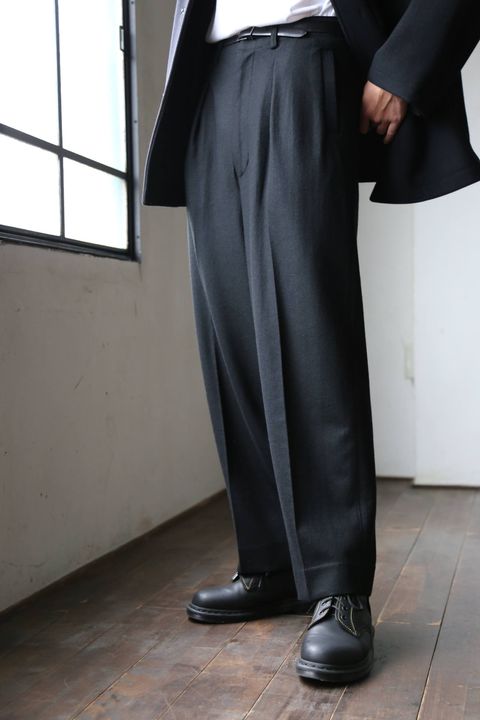 WELLDER Boxy Car Coat"BLACK" style.2019.9.22