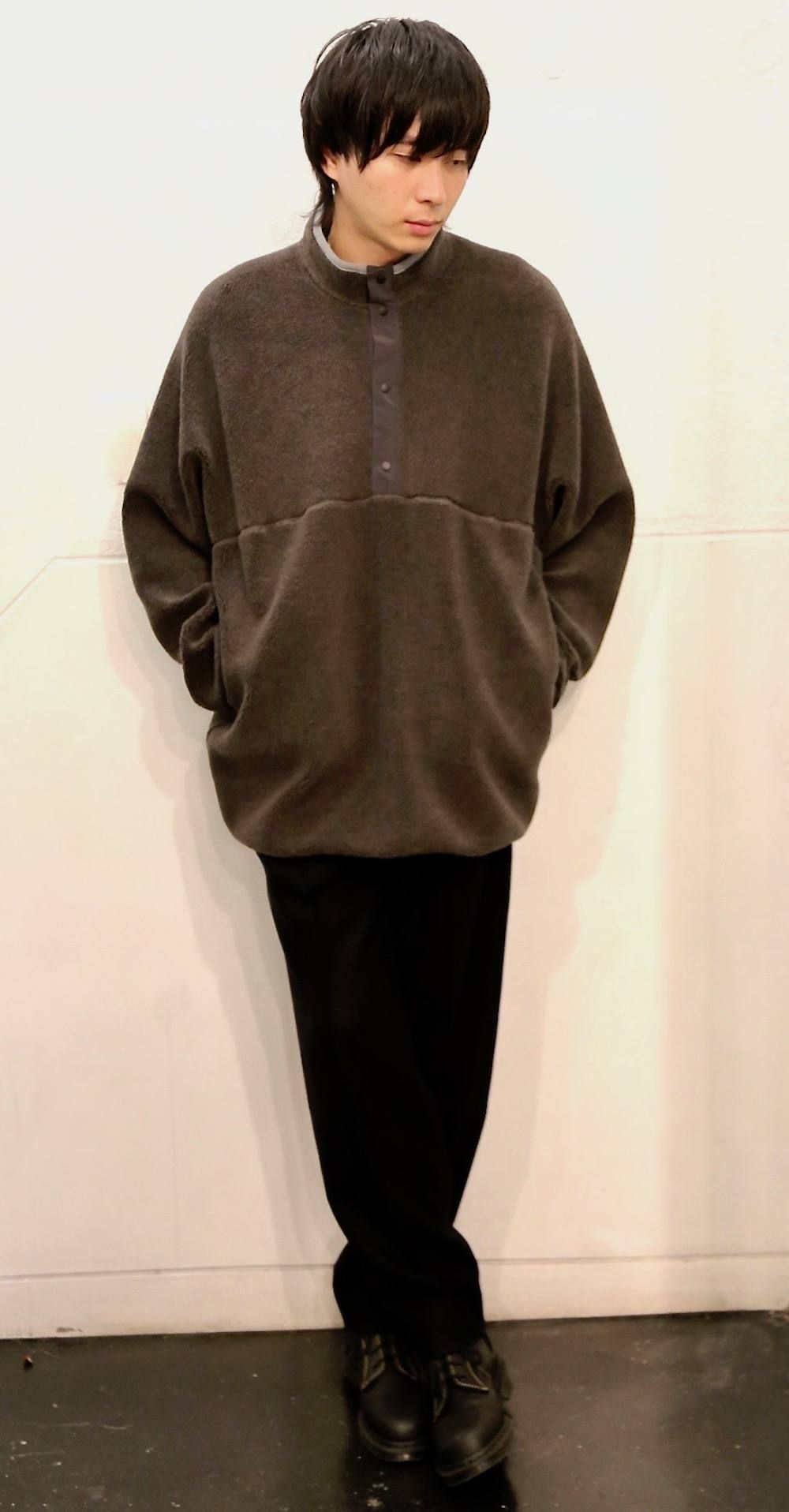 Graphpaper Wool Boa Hi-Neck Pullover