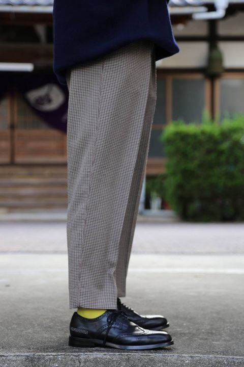YOKE DETACHABLE FOLD UP SHARE KNIT"NAVY"スタイル2019.9.23.