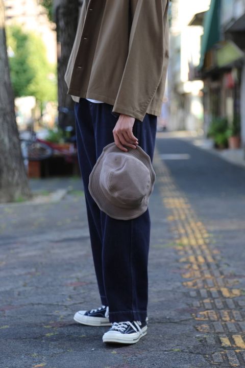 YOKE WIDE SHORT JACKET"BEIGE"スタイル.2019.9.10.