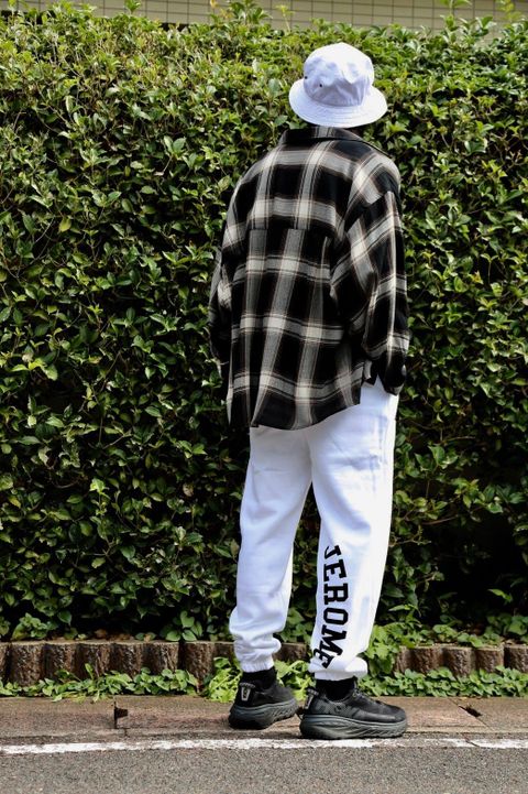 WIND AND SEA SWEAT PANTS JEROME"WHITE"Style.2019.9.3.