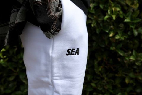 WIND AND SEA SWEAT PANTS JEROME"WHITE"Style.2019.9.3.