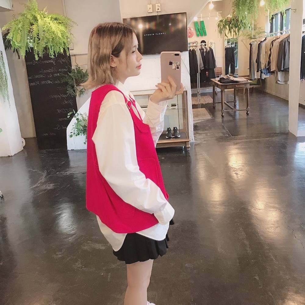 WELLDER Utillity Vest"Red"スタイル.2019.9.10.