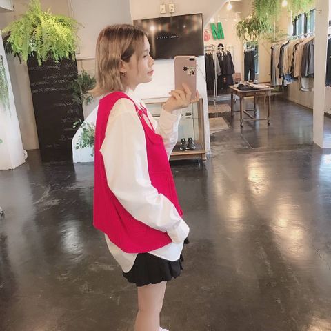 WELLDER Utillity Vest"Red"スタイル.2019.9.10.