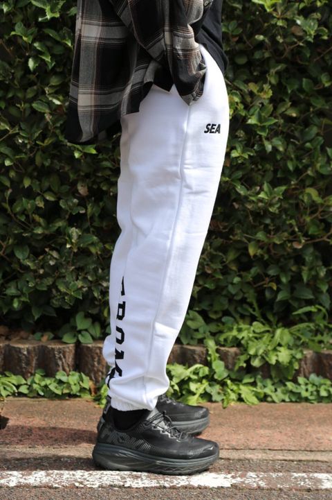 WIND AND SEA SWEAT PANTS JEROME"WHITE"Style.2019.9.3.