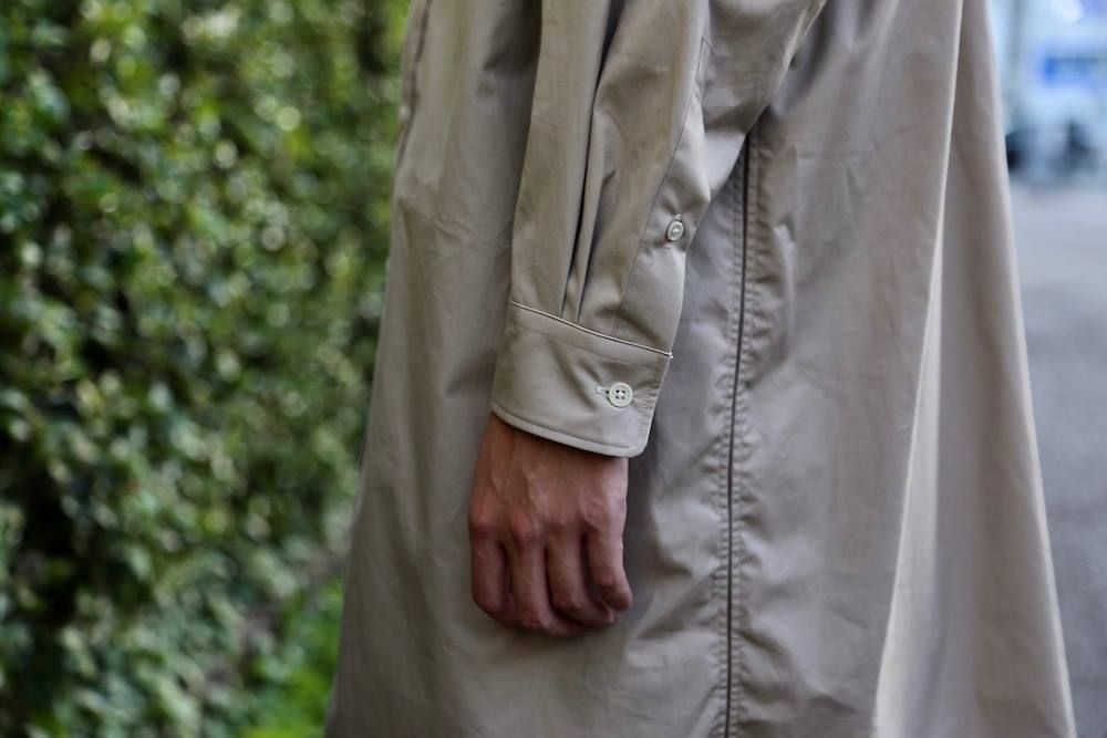 YOKE FOLD UP SHERE LONG SHIRTS"BEIGE"スタイル.2019.9.9.