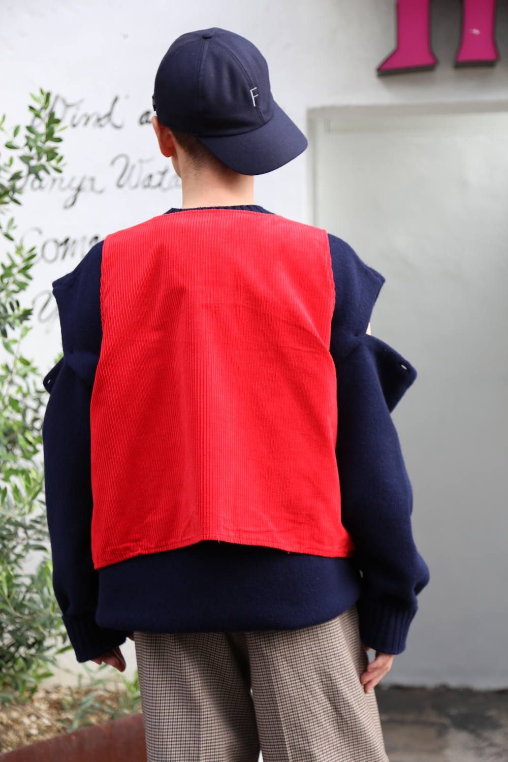 WELLDER Utillity Vest"Red"スタイル2019.9.23.