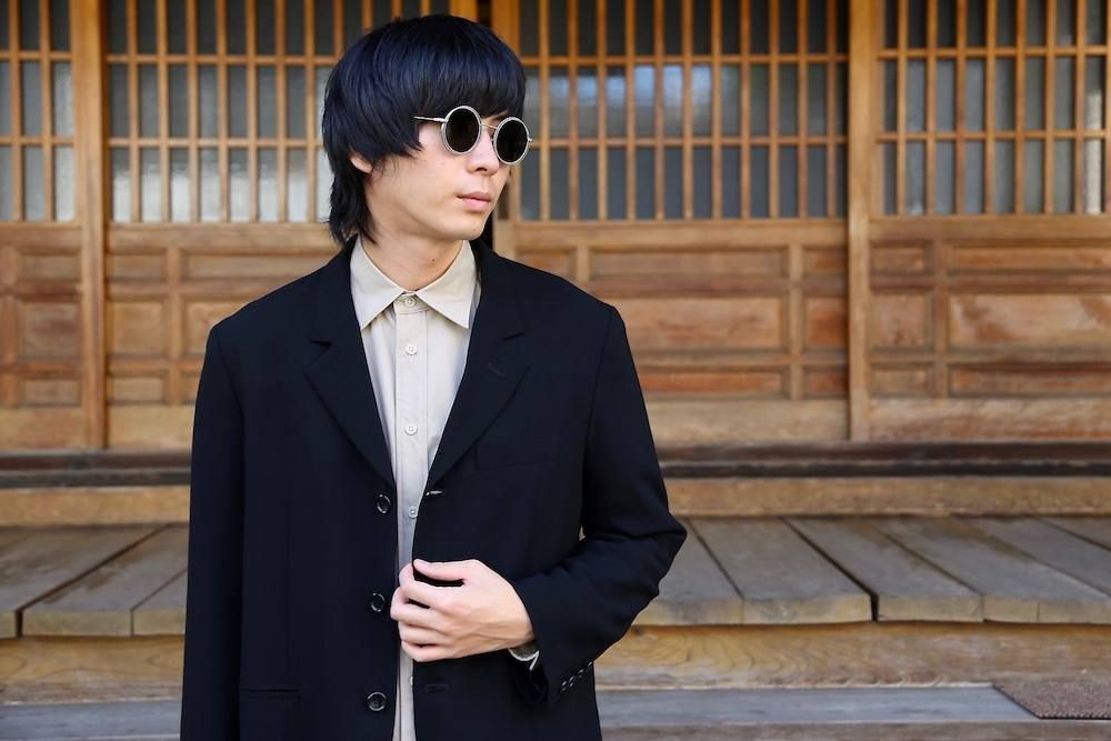 YOKE FOLD UP SHERE LONG SHIRTS"BEIGE"ミックススタイル2019.9.16.