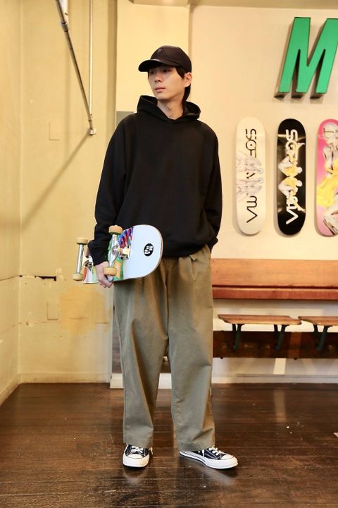 LOOPWHEELER FOR FUTUR×Graphpaper SWEAT PARKAスタイル2019.9.23.
