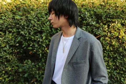 Graphpaper×FUTUR Canonico Jacket"GRAY"スタイル.2019.9.14.