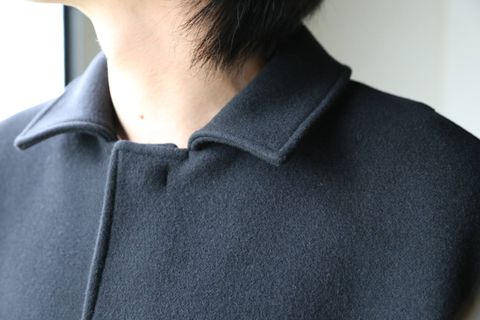 WELLDER Boxy Car Coat"BLACK" style.2019.9.22