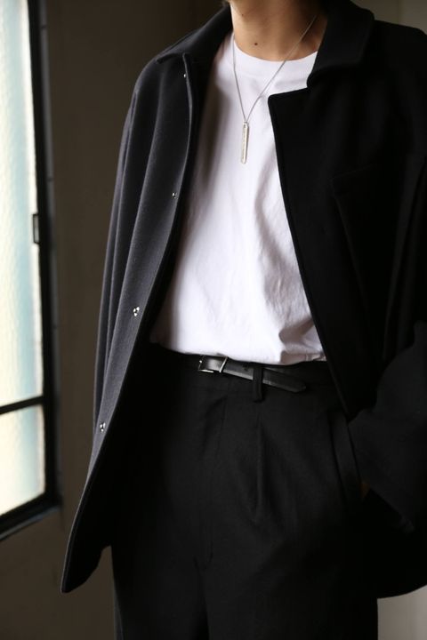 WELLDER Boxy Car Coat"BLACK" style.2019.9.22