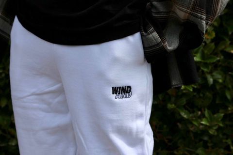 WIND AND SEA SWEAT PANTS JEROME"WHITE"Style.2019.9.3.