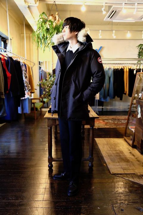 CANADA GOOSE ジャスパーパーカー"NAVY"スタイル.2019.10.2.