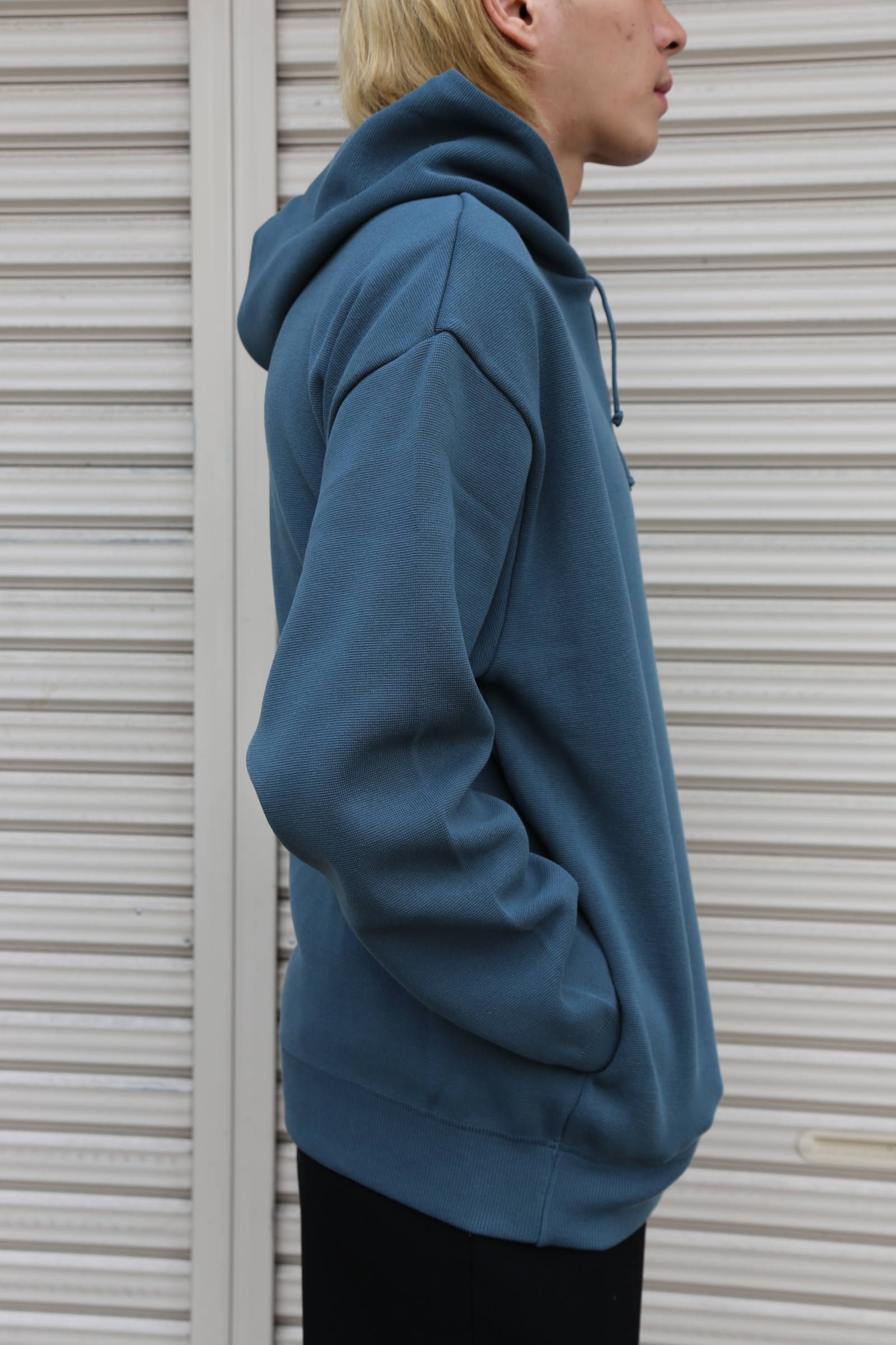 crepuscule(クレプスキュール)milanorib parka(1903-010)"Blue Green"スタイル.2019.10.26.