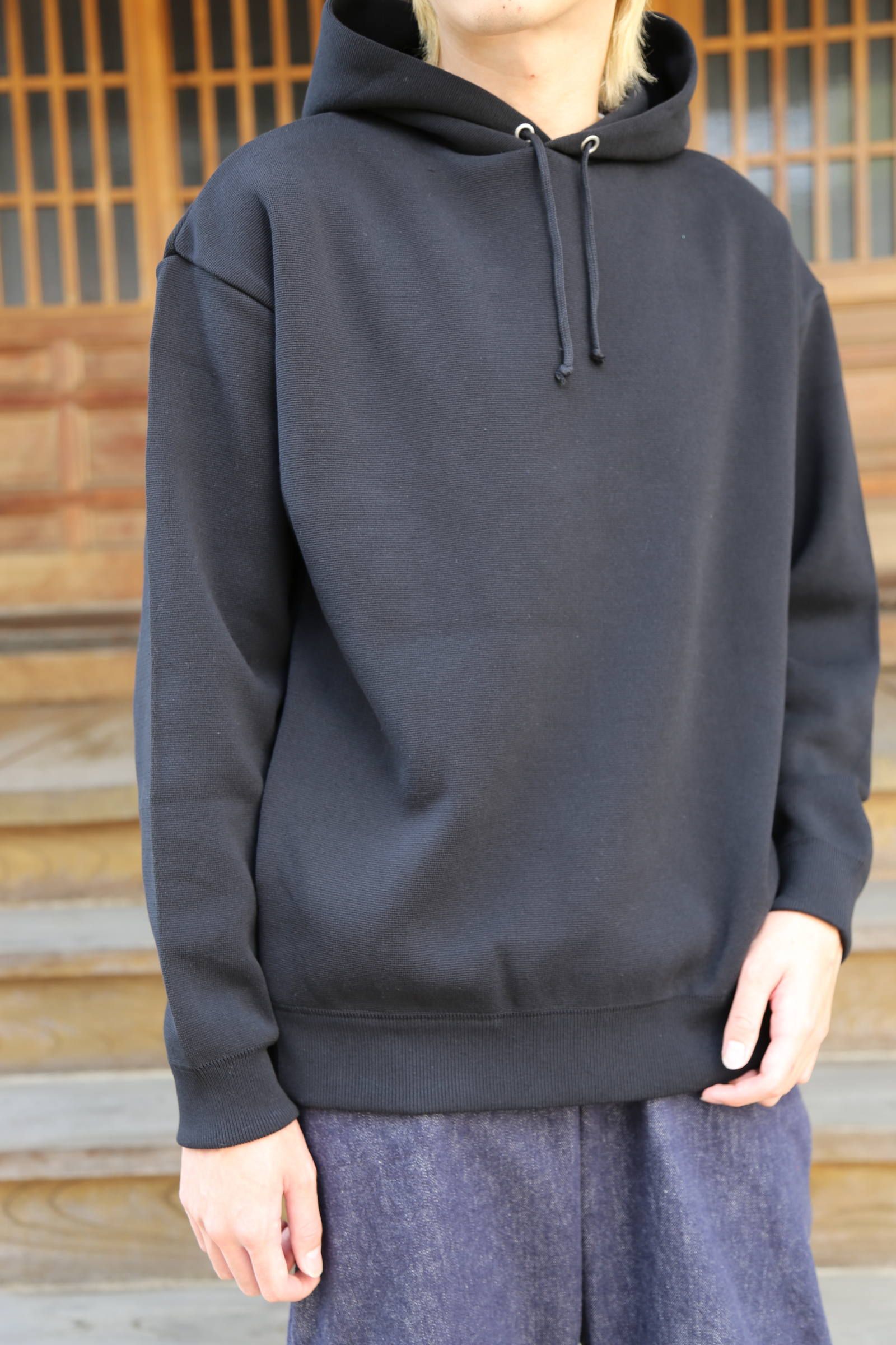 crepuscule(クレプスキュール)milanorib parka(1903-010)"Black"スタイル.2019.10.26.
