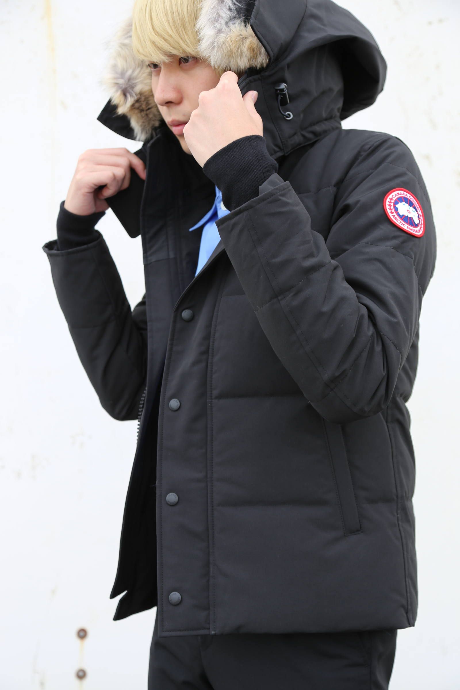 CANADA GOOSE WYNDHAM PARKA"BLACK"スタイル.2019.10.20.