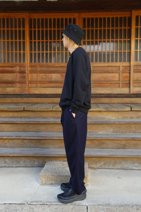 Graphpaper(グラフペーパー)LOOPWHEELER for Graphpaper HalfZip Sweat スタイル.2019.10.27.